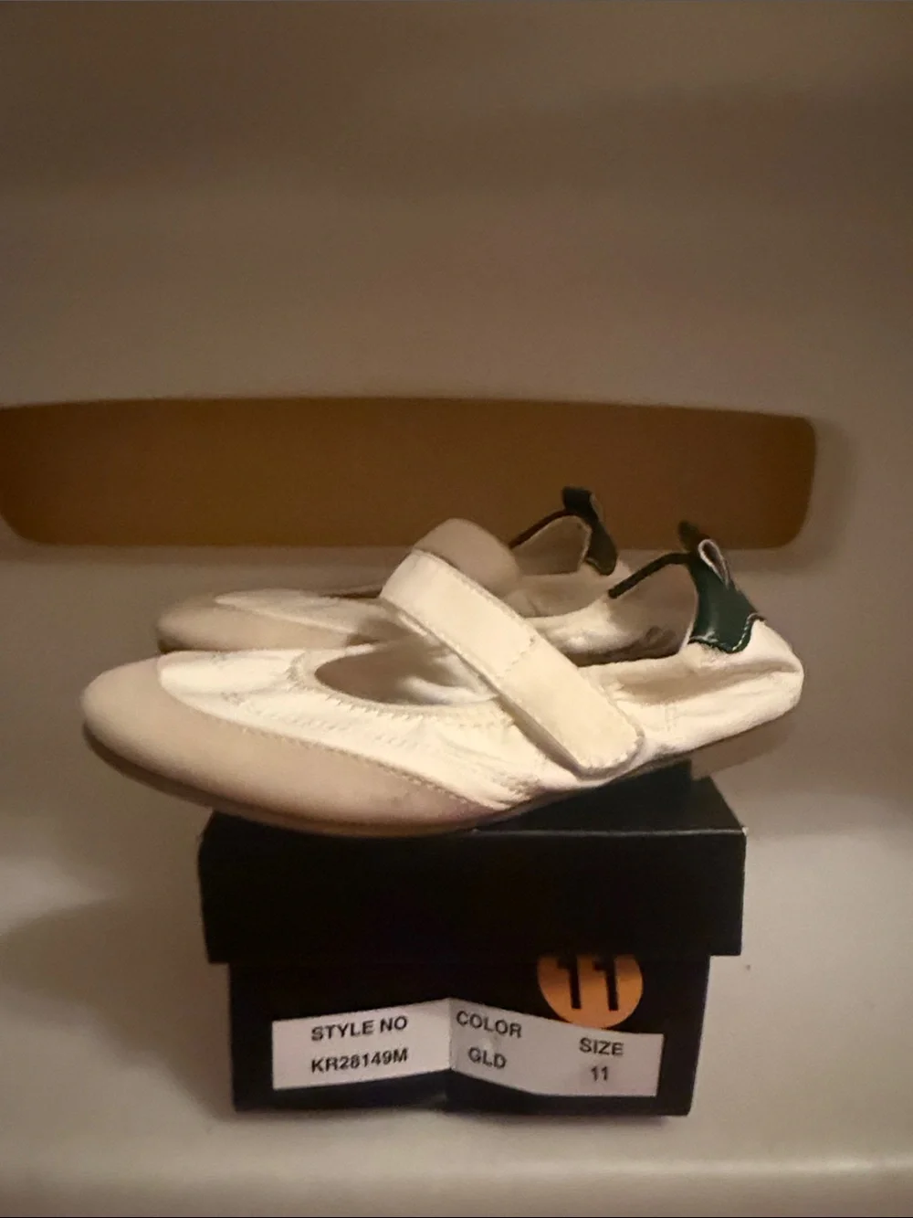 Rachel Zoe Girls' Gold/Tan Mary Jane Shoes